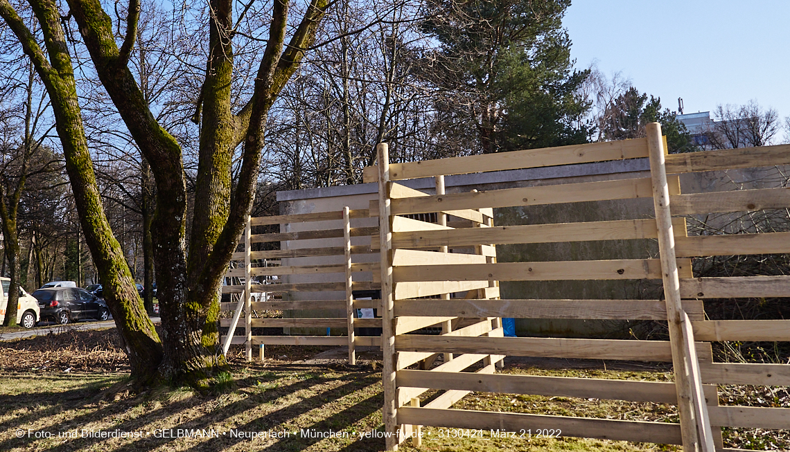 21.03.2022 - Baustelle am Haus für Kinder in Neuperlach